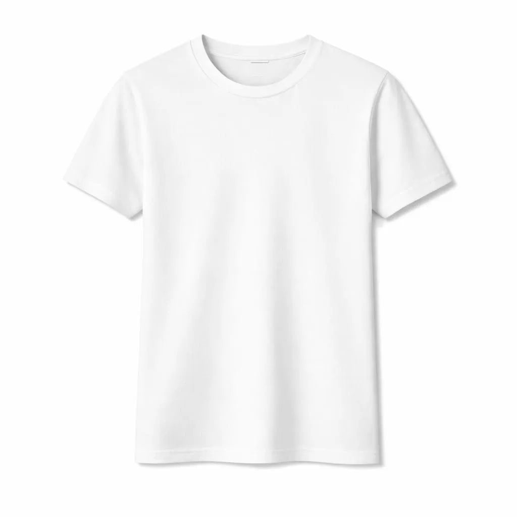 Premium Pack of 3 Crew Neck T-Shirts Black White Olive Green